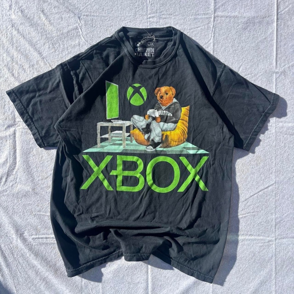 Black Xbox Chinatown Market Graphic T-Shirt – Size M